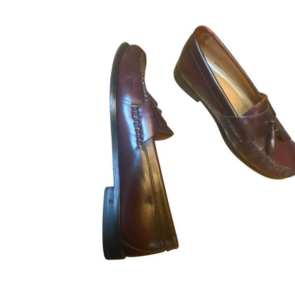 Johnston & Murphy Hayes Tasseled Loafers Men’s Size 9.5 Classic Burgandy main image 10